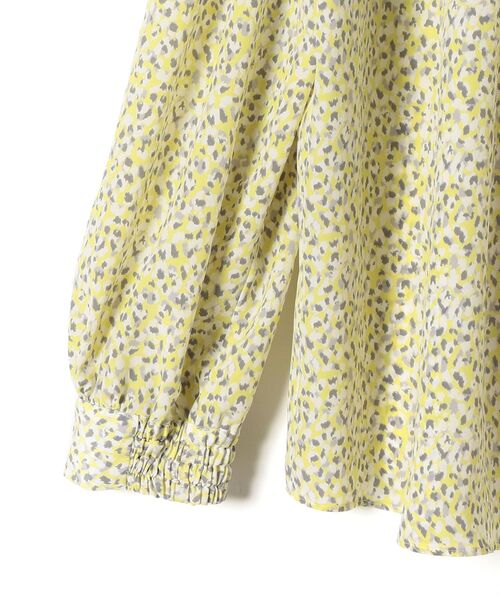 SHIPS(シップス)の「〈手洗い可能〉カッセンプリント2WAYタックブラウス◇(シャツ/ブラウス・レディース・イエロー/ブルー・ONE SIZE)」の7枚目の写真