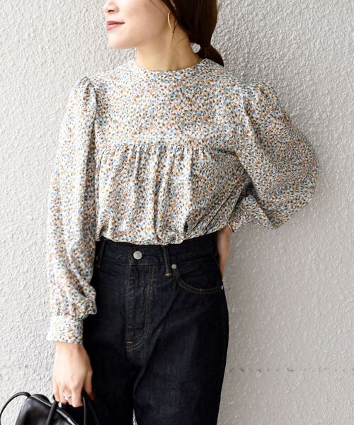 SHIPS(シップス)の「〈手洗い可能〉カッセンプリント2WAYタックブラウス◇(シャツ/ブラウス・レディース・イエロー/ブルー・ONE SIZE)」の19枚目の写真