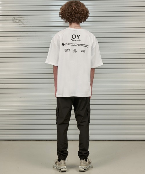 OY（オーワイ）の「『OY/オーワイ』BASIC SLOGAN T/ベーシック スローガン Tシャツ 半袖 ハーフスリーブカットソー（Tシャツ/カットソー・メンズ・ブラック/ホワイト/パープル・M/L）」の18枚目の写真