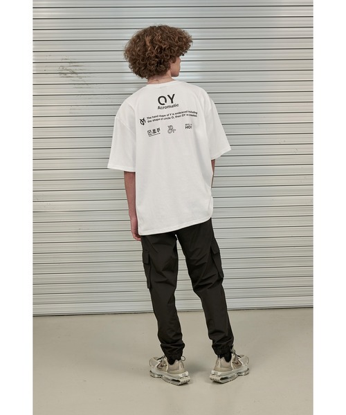 OY（オーワイ）の「『OY/オーワイ』BASIC SLOGAN T/ベーシック スローガン Tシャツ 半袖 ハーフスリーブカットソー（Tシャツ/カットソー・メンズ・ブラック/ホワイト/パープル・M/L）」の13枚目の写真