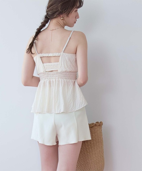 SEA DRESS（シードレス）の「ハイウエストシンプルショートパンツ/水着（ラッシュガード・レディース・ホワイト/ブラック/カーキ/ピンク系その他/ベージュ・LL/S/M/L）」の15枚目の写真