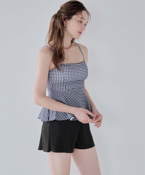 SEA DRESS（シードレス）の「ハイウエストシンプルショートパンツ/水着（ラッシュガード・レディース・ホワイト/ブラック/カーキ/ピンク系その他/ベージュ・LL/S/M/L）」の20枚目の写真