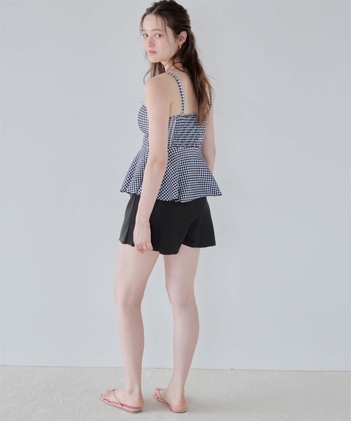 SEA DRESS（シードレス）の「ハイウエストシンプルショートパンツ/水着（ラッシュガード・レディース・ホワイト/ブラック/カーキ/ピンク系その他/ベージュ・LL/S/M/L）」の21枚目の写真