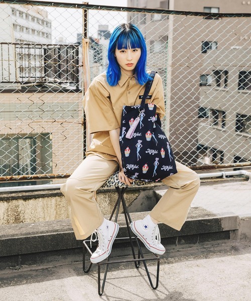 MILKFED.(ミルクフェド)の「MILKFED. x SANGHON KIM TOTE(トートバッグ・レディース・ホワイト/ブラック・ONE SIZE)」の3枚目の写真