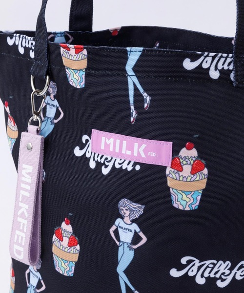 MILKFED.(ミルクフェド)の「MILKFED. x SANGHON KIM TOTE(トートバッグ・レディース・ホワイト/ブラック・ONE SIZE)」の14枚目の写真