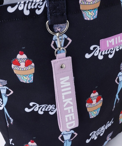 MILKFED.(ミルクフェド)の「MILKFED. x SANGHON KIM TOTE(トートバッグ・レディース・ホワイト/ブラック・ONE SIZE)」の8枚目の写真