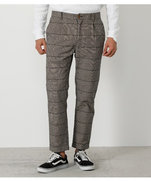 Glen check pants Clearance