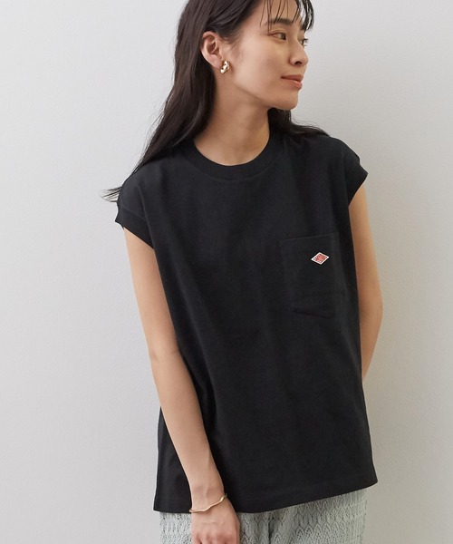 DANTON（ダントン）の「【DANTON】ポケット付きフレンチスリーブ