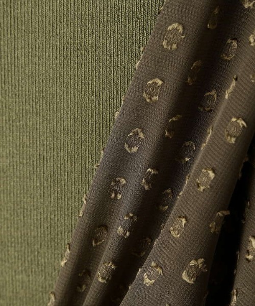 N.（N. Natural Beauty Basic）（エヌエヌナチュラルビューティーベーシック）の「◆シアースリーブニット（ニット/セーター・レディース・ブラック/オフホワイト/カーキ・MEDIUM）」の20枚目の写真