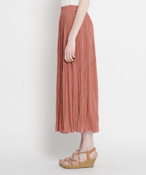 THE SHOP TK （ザ ショップ ティーケー ）の「◆ワッシャープリーツスカート（スカート・レディース・チャコールグレー/ボルドー/ライトベージュ・12/13）」の11枚目の写真