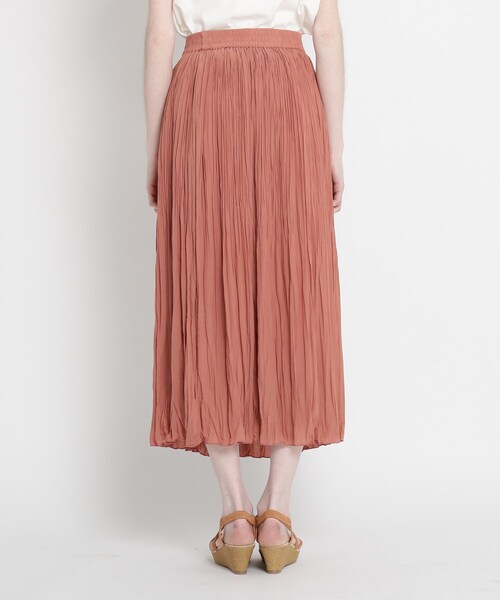 THE SHOP TK （ザ ショップ ティーケー ）の「◆ワッシャープリーツスカート（スカート・レディース・チャコールグレー/ボルドー/ライトベージュ・12/13）」の8枚目の写真