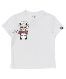 HIPANDA（ハイパンダ）の「HIPANDA ハイパンダ キッズ 歌舞伎プリント 半袖Tシャツ（Tシャツ/カットソー）」