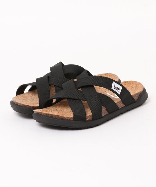 Lee（リー）の「Ｌｅｅ　リー SANANTONIOメンズフットベッドサンダル(サンアントニオ) 76214 ブラック,カーキ（サンダル・メンズ・ブラック/カーキ・25.0cm/28.0cm/27.0cm/26.0cm）」の2枚目の写真