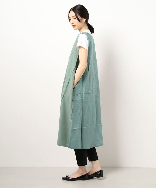 KOBE LETTUCE（コウベレタス）の「リネンブレンドノースリーブロングジレ（ベスト・レディース・ベージュ/ホワイト系その他/ミント/ブラック・FREE）」の13枚目の写真