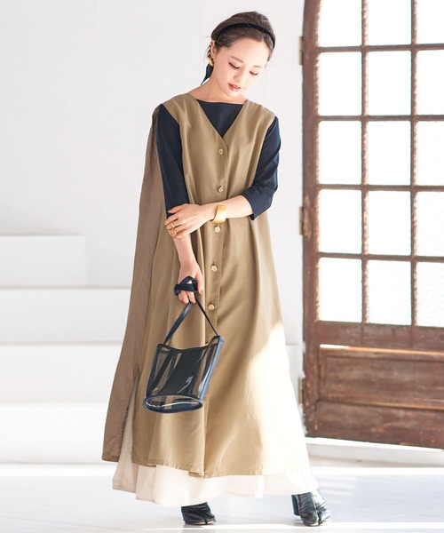 KOBE LETTUCE（コウベレタス）の「リネンブレンドノースリーブ