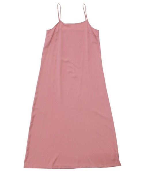 select MOCA(セレクトモカ)の「2021 SS スムースサテンリラックスキャミワンピース(ワンピース・レディース・ミント/パープル/ピンク・FREE)」の6枚目の写真