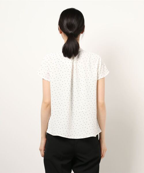 GLACIER（グラシア）の「ボータイブラウス（シャツ/ブラウス・レディース・ホワイト/ネイビー/ホワイト系その他/ブルー系その他/ブルー系その他2・LL/S/M/L）」の19枚目の写真