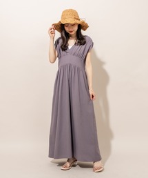 [mline] WEB限定 フレンチスリーブワンピース