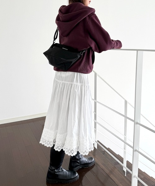 FREDRIK PACKERS（フレドリックパッカーズ）の「【FREDRIK PACKERS】1000D FAM SHOULDER M ミニショルダーサコッシュ（ショルダーバッグ・レディース・ブラック/ベージュ/オリーブ/レオパード・FREE）」の8枚目の写真