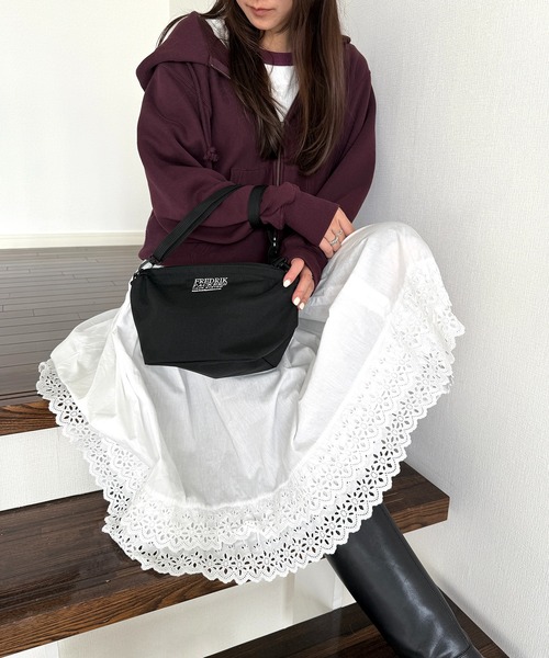 FREDRIK PACKERS（フレドリックパッカーズ）の「【FREDRIK PACKERS】1000D FAM SHOULDER M ミニショルダーサコッシュ（ショルダーバッグ・レディース・ブラック/ベージュ/オリーブ/レオパード・FREE）」の6枚目の写真