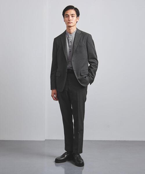 UNITED ARROWS（ユナイテッドアローズ）の「＜UNITED ARROWS "COZY"＞ ポリエステルツイード シングル2ボタン ジャケット（テーラードジャケット・メンズ・ダークグレー・SMALL/MEDIUM/X-LARGE/LARGE）」の6枚目の写真