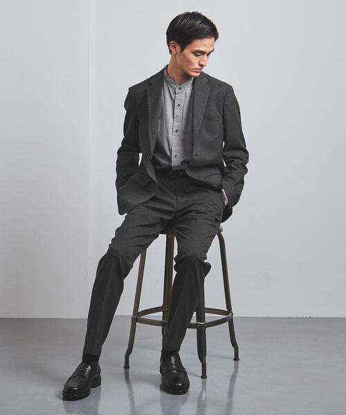 UNITED ARROWS（ユナイテッドアローズ）の「＜UNITED ARROWS "COZY"＞ ポリエステルツイード シングル2ボタン ジャケット（テーラードジャケット・メンズ・ダークグレー・SMALL/MEDIUM/X-LARGE/LARGE）」の9枚目の写真