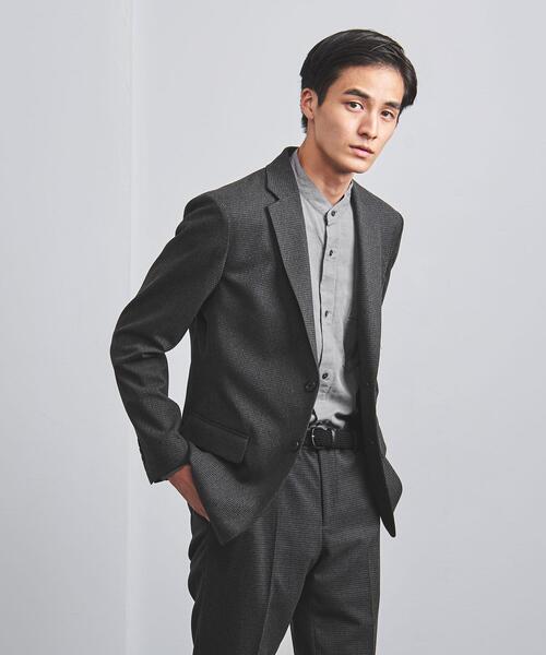 UNITED ARROWS（ユナイテッドアローズ）の「＜UNITED ARROWS "COZY"＞ ポリエステルツイード シングル2ボタン ジャケット（テーラードジャケット・メンズ・ダークグレー・SMALL/MEDIUM/X-LARGE/LARGE）」の10枚目の写真