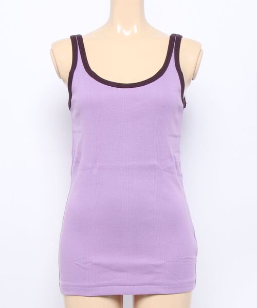 MILLER(ミラー)の「PANELRIB Cami tank(タンクトップ・レディース・オフホワイト/ブラウン/オレンジ/グリーン/ブルー/ブルー系その他/グリーン系その他/パープル/グレー/オレンジ系その他/ミント/ネイビー/ピンク/ライム・FREE)」の11枚目の写真