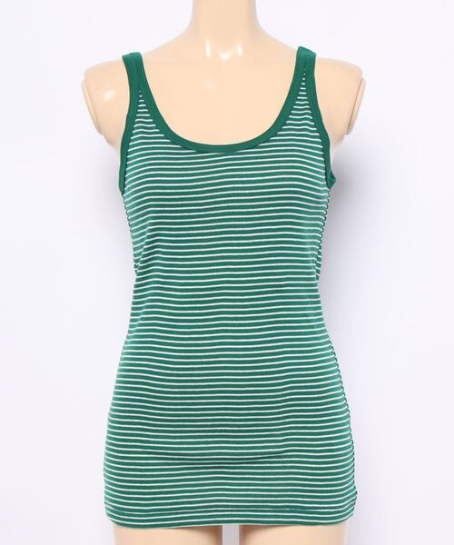 MILLER(ミラー)の「PANELRIB Cami tank(タンクトップ・レディース・オフホワイト/ブラウン/オレンジ/グリーン/ブルー/ブルー系その他/グリーン系その他/パープル/グレー/オレンジ系その他/ミント/ネイビー/ピンク/ライム・FREE)」の7枚目の写真