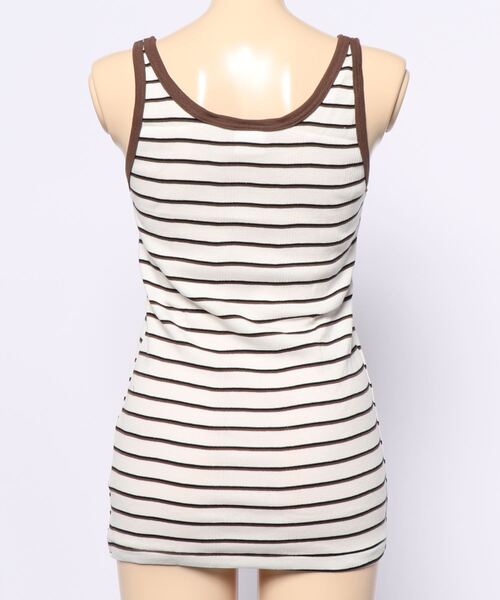 MILLER(ミラー)の「PANELRIB Cami tank(タンクトップ・レディース・オフホワイト/ブラウン/オレンジ/グリーン/ブルー/ブルー系その他/グリーン系その他/パープル/グレー/オレンジ系その他/ミント/ネイビー/ピンク/ライム・FREE)」の15枚目の写真