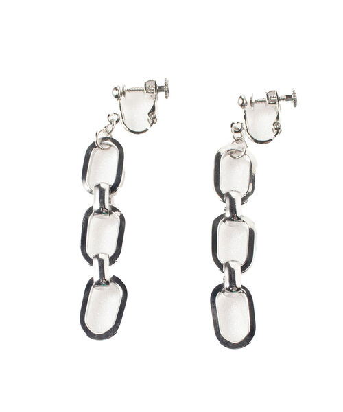 NOLLEY’S（ノーリーズ）の「◇【WEB限定】ボリュームチェーンイヤリング（イヤリング・レディース・ゴールド/シルバー・FREE）」の6枚目の写真