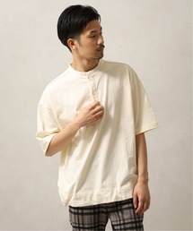 417 EDIFICE | スナップヘンリーネックショートスリーブ(Tシャツ/カットソー)
