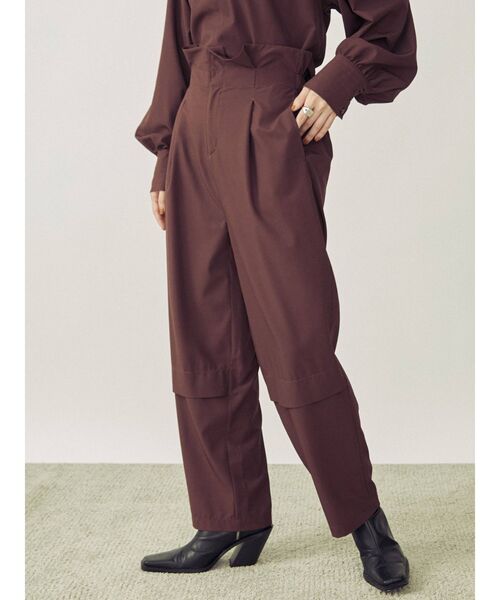 COTORICA(コトリカ)の「【THE DAYZ TOKYO】レイヤート風ドロストパンツ(その他パンツ・レディース・ブラック/ブラウン・SMALL/MEDIUM)」の3枚目の写真