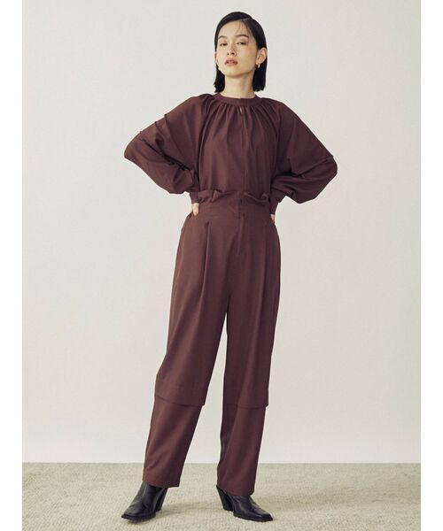 COTORICA(コトリカ)の「【THE DAYZ TOKYO】レイヤート風ドロストパンツ(その他パンツ・レディース・ブラック/ブラウン・SMALL/MEDIUM)」の4枚目の写真