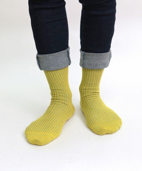 stample(スタンプル)の「うら糸配色リブクルーソックス3P(ソックス/靴下・キッズ・A/B・LL/S/M/L)」の4枚目の写真