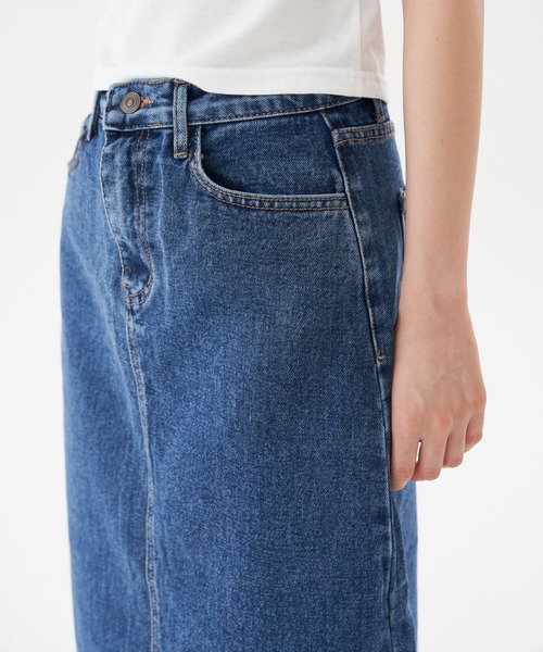 FEKETE（フェケテ）の「FEKETE LONG TIGHT DENIM SKIRT（デニムスカート・レディース・ブルー/ブラック/ライトブルー/ダークブルー・MEDIUM/SMALL）」の18枚目の写真