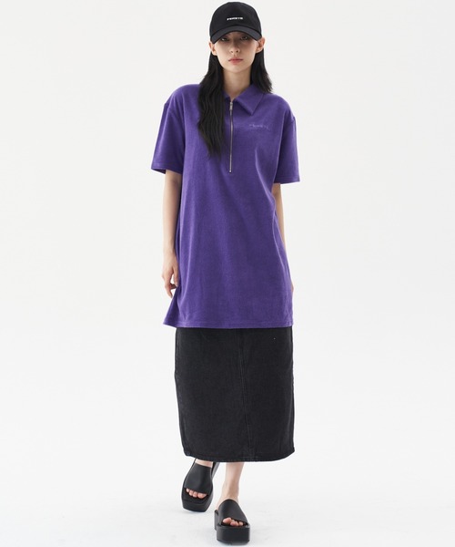 FEKETE（フェケテ）の「FEKETE LONG TIGHT DENIM SKIRT（デニムスカート・レディース・ブルー/ブラック/ライトブルー/ダークブルー・MEDIUM/SMALL）」の12枚目の写真