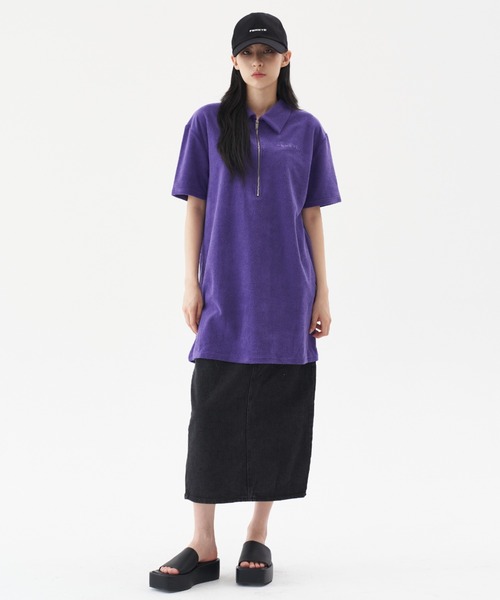 FEKETE（フェケテ）の「FEKETE LONG TIGHT DENIM SKIRT（デニムスカート・レディース・ブルー/ブラック/ライトブルー/ダークブルー・MEDIUM/SMALL）」の5枚目の写真