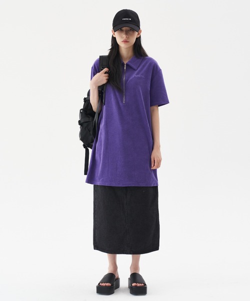 FEKETE（フェケテ）の「FEKETE LONG TIGHT DENIM SKIRT（デニムスカート・レディース・ブルー/ブラック/ライトブルー/ダークブルー・MEDIUM/SMALL）」の14枚目の写真