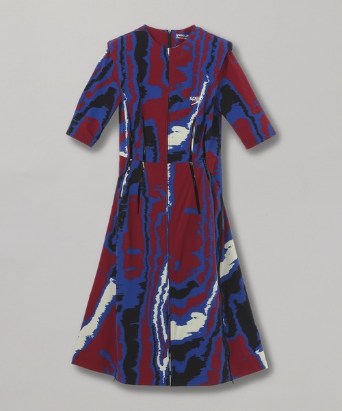 TOGA PULLA(トーガ プルラ)の「TOGA PULLA Zip dress SPEEDO SP print TC11-JH534(ドレス・レディース・レッド・36)」の9枚目の写真