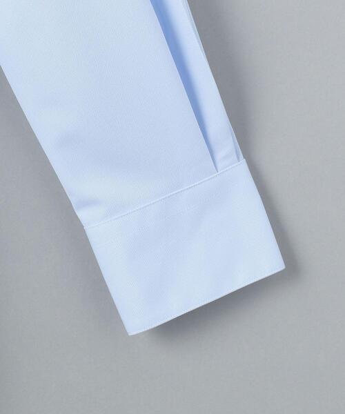 WORK TRIP OUTFITS GREEN LABEL RELAXING（ワークトリップアウトフィッツグリーンレーベル リラクシング）の「＜WORK TRIP OUTFITS GREEN LABEL RELAXING＞ トリコット カノコ スナップダウンカラー スリム シャツ（シャツ/ブラウス・メンズ・ライトブルー/ホワイト・LARGE/X-LARGE/SMALL/MEDIUM）」の11枚目の写真