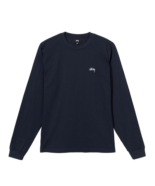 STUSSY(ステューシー)の「OVERDYED LS TEE(Tシャツ/カットソー・メンズ・ホワイト/ブラック/グレー系その他/ネイビー/ヘザーグレー・X-LARGE/LARGE/MEDIUM/SMALL)」の5枚目の写真