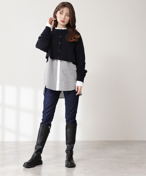 N.（N. Natural Beauty Basic）（エヌエヌナチュラルビューティーベーシック）の「≪◆ストレッチロングブーツ≫（ブーツ・レディース・ブラック・LARGE/MEDIUM）」の11枚目の写真