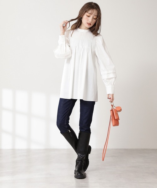 N.（N. Natural Beauty Basic）（エヌエヌナチュラルビューティーベーシック）の「≪◆ストレッチロングブーツ≫（ブーツ・レディース・ブラック・LARGE/MEDIUM）」の10枚目の写真