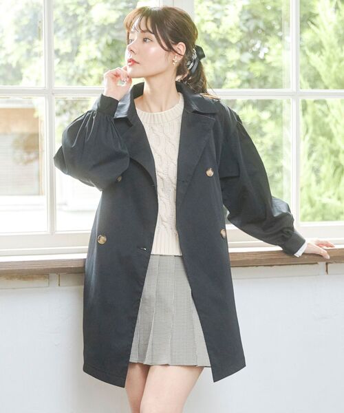 MAJESTIC LEGON(マジェスティックレゴン)の「∞2wayケーブルフリルニット(ニット/セーター・レディース・ブラック/ブラウン/アイボリー・SMALL/MEDIUM)」の10枚目の写真