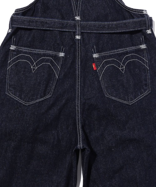 Levi's Red ダークデニム オーバーオール M 未使用 Levi's RED リーバイス レッド ルーズ オーバーオール A1018