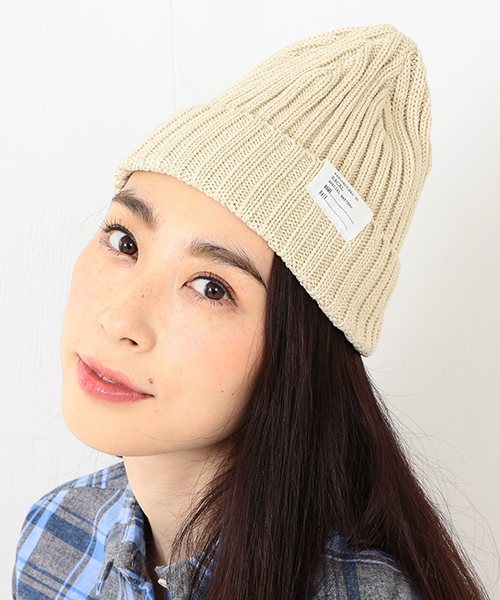 Ray BEAMS(レイビームス)の「RACAL / ニット CAP(ニットキャップ/ビーニー・レディース・ホワイト系その他/グレー/ワイン/インディゴブルー/ネイビー/ベージュ・ONE SIZE)」の2枚目の写真