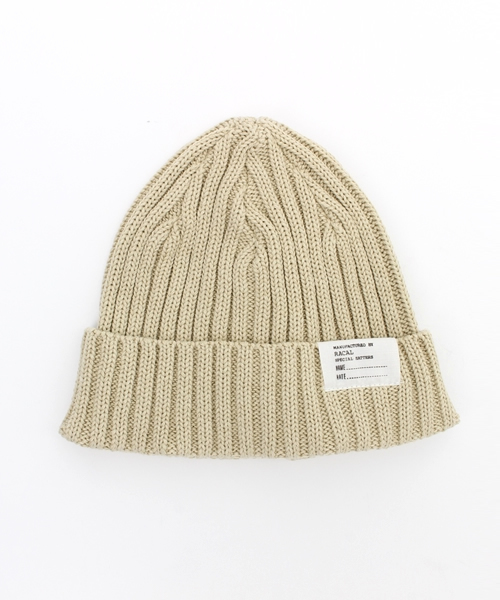 Ray BEAMS(レイビームス)の「RACAL / ニット CAP(ニットキャップ/ビーニー・レディース・ホワイト系その他/グレー/ワイン/インディゴブルー/ネイビー/ベージュ・ONE SIZE)」の3枚目の写真