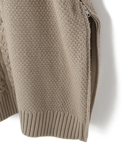 DANKE SCHON(ダンケシェーン)の「DankeSchon/ダンケシェーン/ジップアップニットベスト(ベスト・メンズ・ブラック/カーキ/ホワイト・FREE)」の18枚目の写真