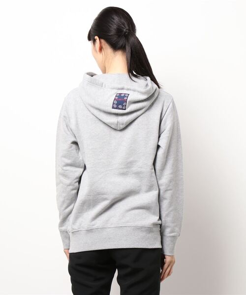 OLD BETTY'S(オールドベティーズ)の「オールドベティーズ【OLD BETTY’S】Cadillac Print Sweat Parka(パーカー・レディース・ホワイト/ブラック/杢グレー・S)」の5枚目の写真